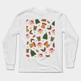 Kpop Design Deer Christmas Edition Long Sleeve T-Shirt